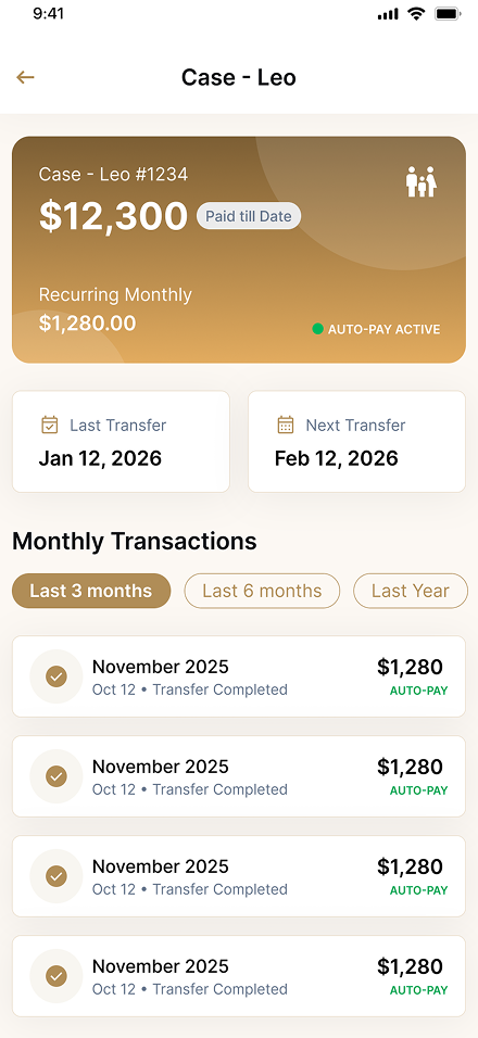 Preload Child Support